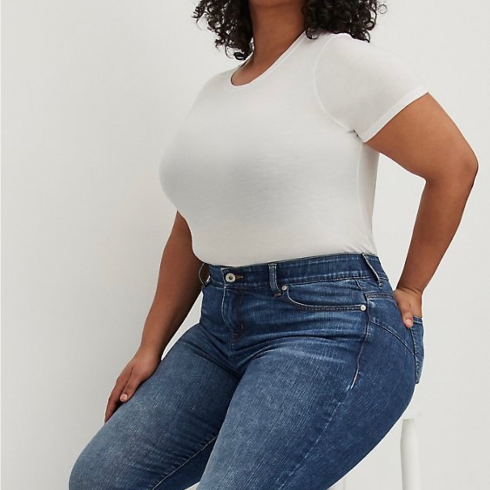 Torrid Bomdshell Straight Premium Stretch High Rise Jean NWT - Picture 6 of 8